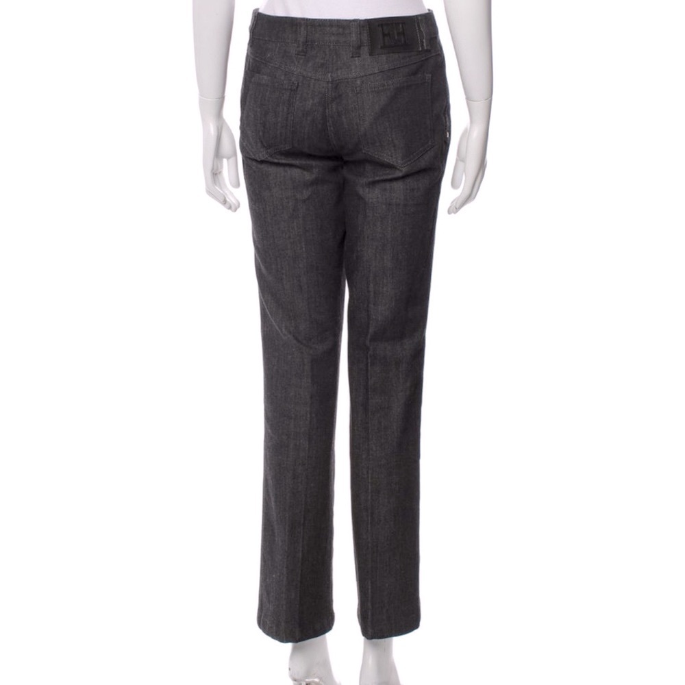 Escada Womens Mid-Rise Wide Leg Jeans size 36 US 6 Inseam 31 - Picture 2 of 11